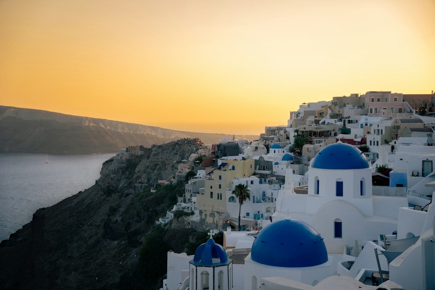 Incentive-Reise Griechenland – Oia auf Santorin im Sonnenuntergang